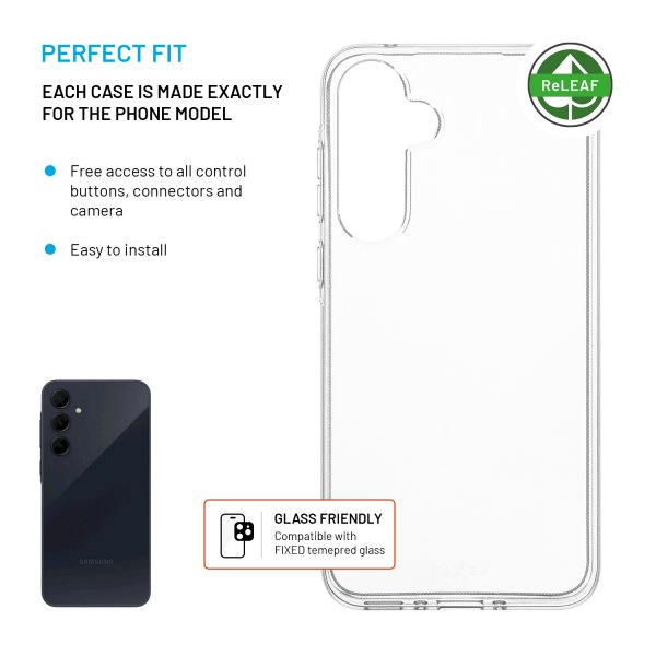 Fixed Samsung Galaxy A35 Skal ReStory Transparent