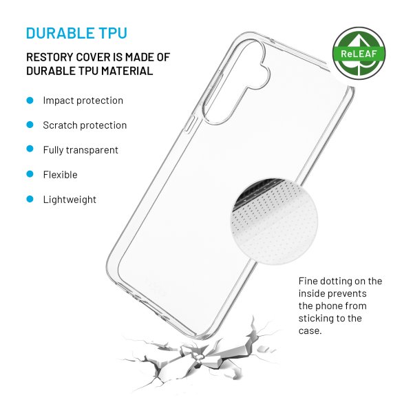 Fixed Samsung Galaxy A35 Skal ReStory Transparent