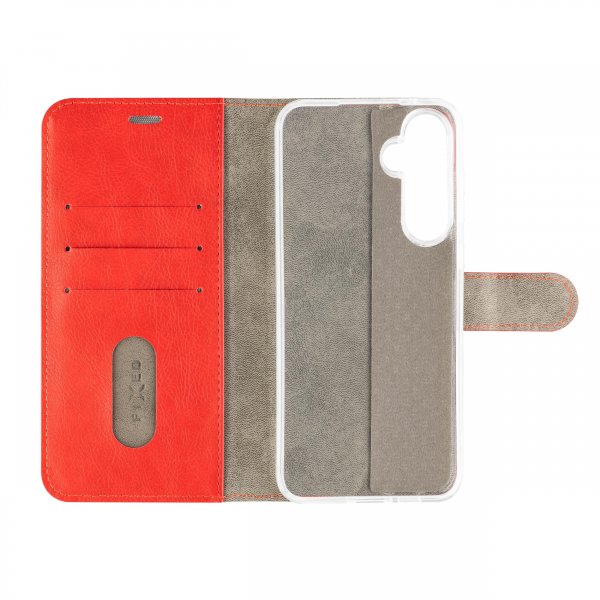 Fixed Samsung Galaxy A55 Fodral Opus Book Röd