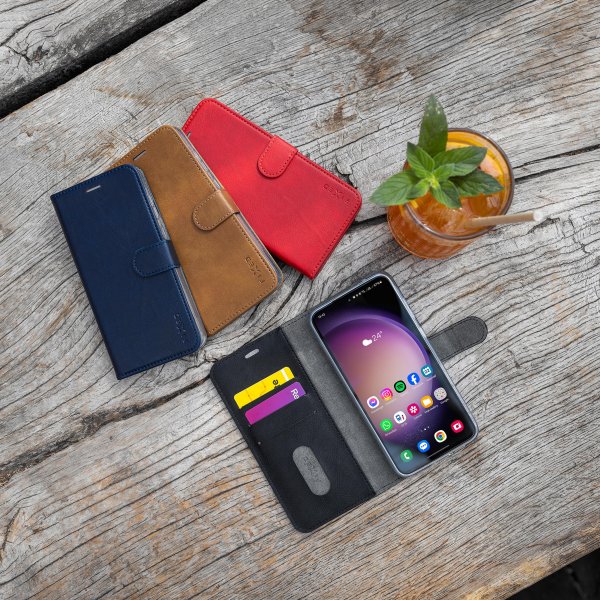 Fixed Samsung Galaxy A55 Fodral Opus Book Röd