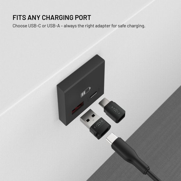 Fixed Data Blocker 2-i-1 USB-A & USB-C 240W