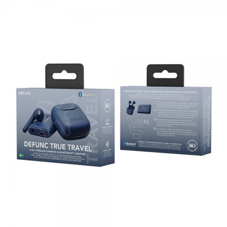 Defunc Trådlösa Hörlurar True Travel Blå