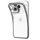 Spigen iPhone 14 Pro Max Skal Optik Crystal Chrome Gray