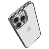 Spigen iPhone 14 Pro Skal Optik Crystal Chrome Gray