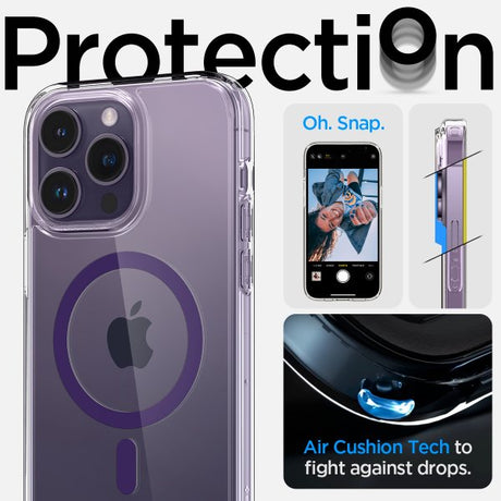 Spigen iPhone 14 Pro Max Skal Ultra Hybrid MagFit Deep Purple