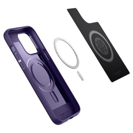 Spigen iPhone 14 Pro Max Skal Mag Armor MagFit Deep Purple