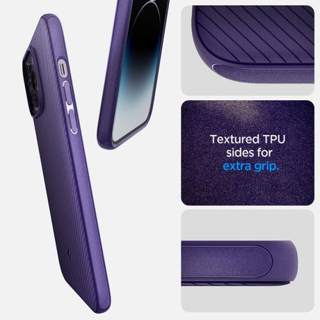 Spigen iPhone 14 Pro Max Skal Mag Armor MagFit Deep Purple