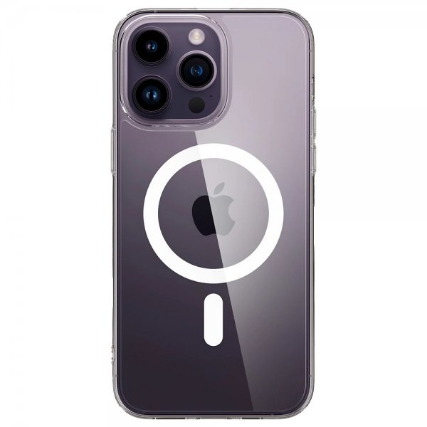 Spigen iPhone 14 Pro Skal AirSkin Hybrid MagFit Vit