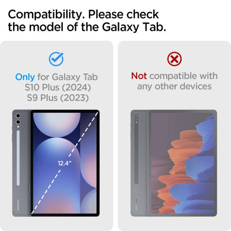 Spigen Samsung Galaxy Tab S9 Plus/Galaxy Tab S10 Plus Fodral Ultra Hybrid Pro Grå