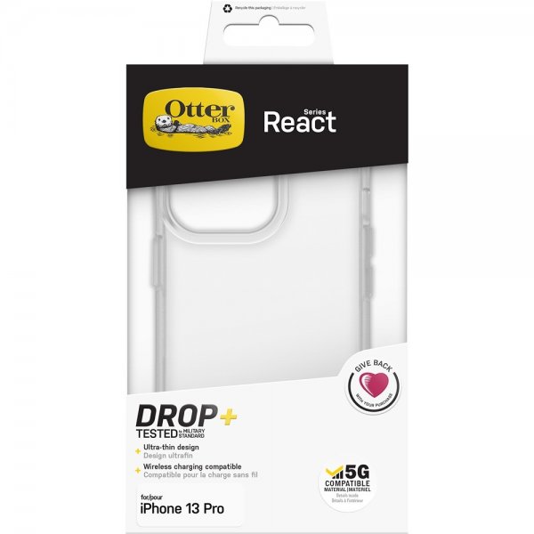 Otterbox iPhone 13 Pro Skal React Transparent