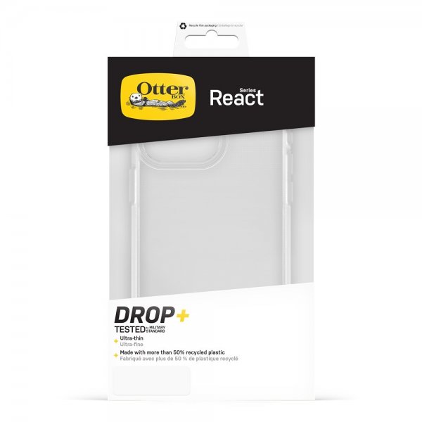 Otterbox iPhone 15 Pro Max Skal React Transparent