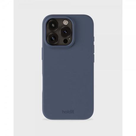 holdit iPhone 16 Pro Max Skal Silikon Pacific Blue