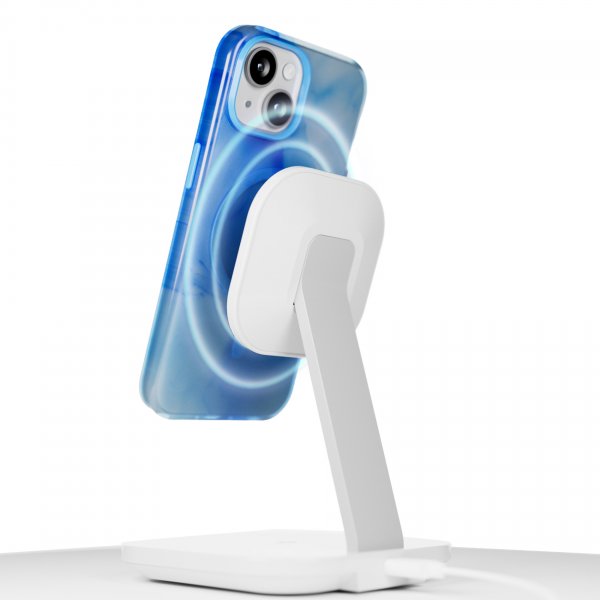 Puro iPhone 15 Skal Aqua Blå