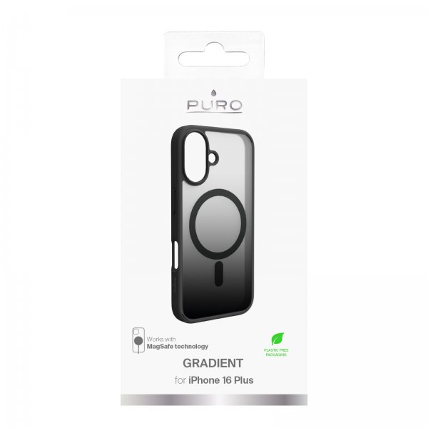 Puro iPhone 16 Plus Skal Gradient Svart