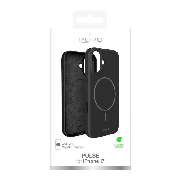 Puro iPhone 17 Skal Pulse MagSafe Svart