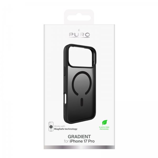 Puro iPhone 17 Pro Skal Gradient Svart