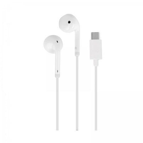 Puro Trådade Hörlurar Filo USB-C Vit