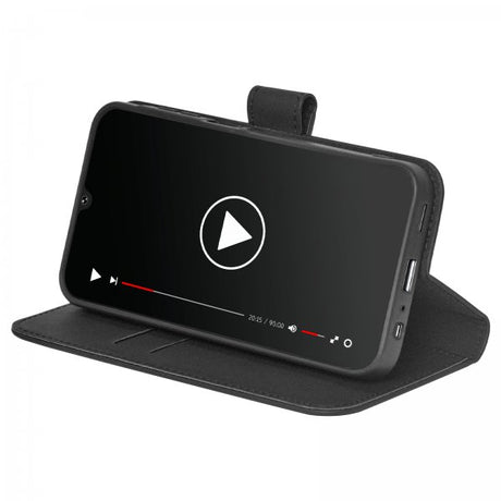 Puro Samsung Galaxy A35 Fodral Wallet Stand Svart