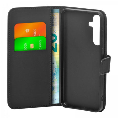 Puro Samsung Galaxy A55 Fodral Wallet Stand Svart