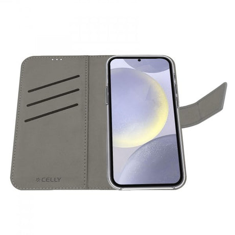 Celly Samsung Galaxy S25 Plus Fodral Wally Wallet Case Svart