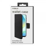 Celly Samsung Galaxy A17 Fodral Wally Wallet Case Svart