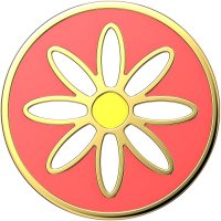 PopGrip Enamel Quaint Daisy Coral