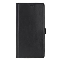 - Samsung Galaxy S26 Ultra - Fodral - 2-i-1 Äkta Läder 3 Kortfack - Svart