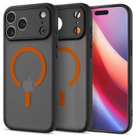 - iPhone 17 Pro - Skal - Ultra Hybrid MagFit - Frost Black Orange