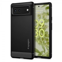 - Google Pixel 6 - Skal - Rugged Armor - Matte Black