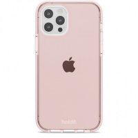 - iPhone 12/iPhone 12 Pro - Skal - Seethru - Rosa