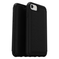 - iPhone 7/8/SE 2020/2022 - Fodral - Strada Folio - Shadow Black