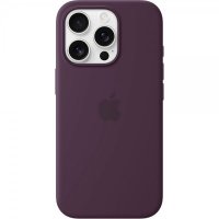 - iPhone 16 Pro - Skal - Silicone Case MagSafe - Plum
