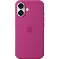- iPhone 16 - Skal - Silicone Case MagSafe - Fuchsia