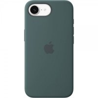 - iPhone 16e/17e - Skal - Silicone Case - Lake Green