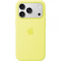 - iPhone 17 Pro Max - Skal - Silicone Case MagSafe - Neon Yellow