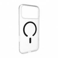 - iPhone 17 Pro - Skal - Lite Mag - Transparent Svart