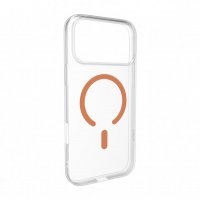 - iPhone 17 Pro - Skal - Lite Mag - Transparent Orange