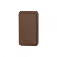 - Korthållare - Leather Wallet MagSafe - Dark Tan