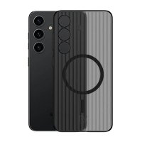 - Samsung Galaxy S24 Plus - Skal - Korrugerad MagSafe - Svart