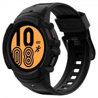 - Samsung Galaxy Watch 4/5 40mm - Skal & Armband - Rugged Armor Pro - Charcoal Gray