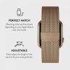 - Apple Watch 44/45/46mm/Ultra 49mm - Armband - Metal Mesh - Guld