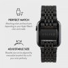 - Apple Watch 44/45/46mm/Ultra 49mm - Armband - Metal - Svart