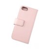 - iPhone 7/8/SE - Fodral - Äkta läder Kortfack - Rosa