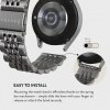 - Samsung Galaxy Watch 22mm - Armband - Metal - Silver