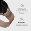 - Samsung Galaxy Watch 22mm - Armband - Metal Mesh - Roseguld