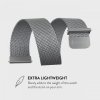 - Samsung Galaxy Watch 20mm - Armband - Metal Mesh - Silver