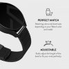 - Samsung Galaxy Watch 22mm - Armband - Mesh Elegance - Svart