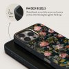 - iPhone 15 Plus - Skal - Elite Dark MagSafe - Bloomy Garden
