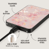 - Powerbank - MagSafe 5000 mAh - Golden Coral - Grå