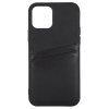 - iPhone 12/iPhone 12 Pro - Skal - Backcover with Card Slots - Svart